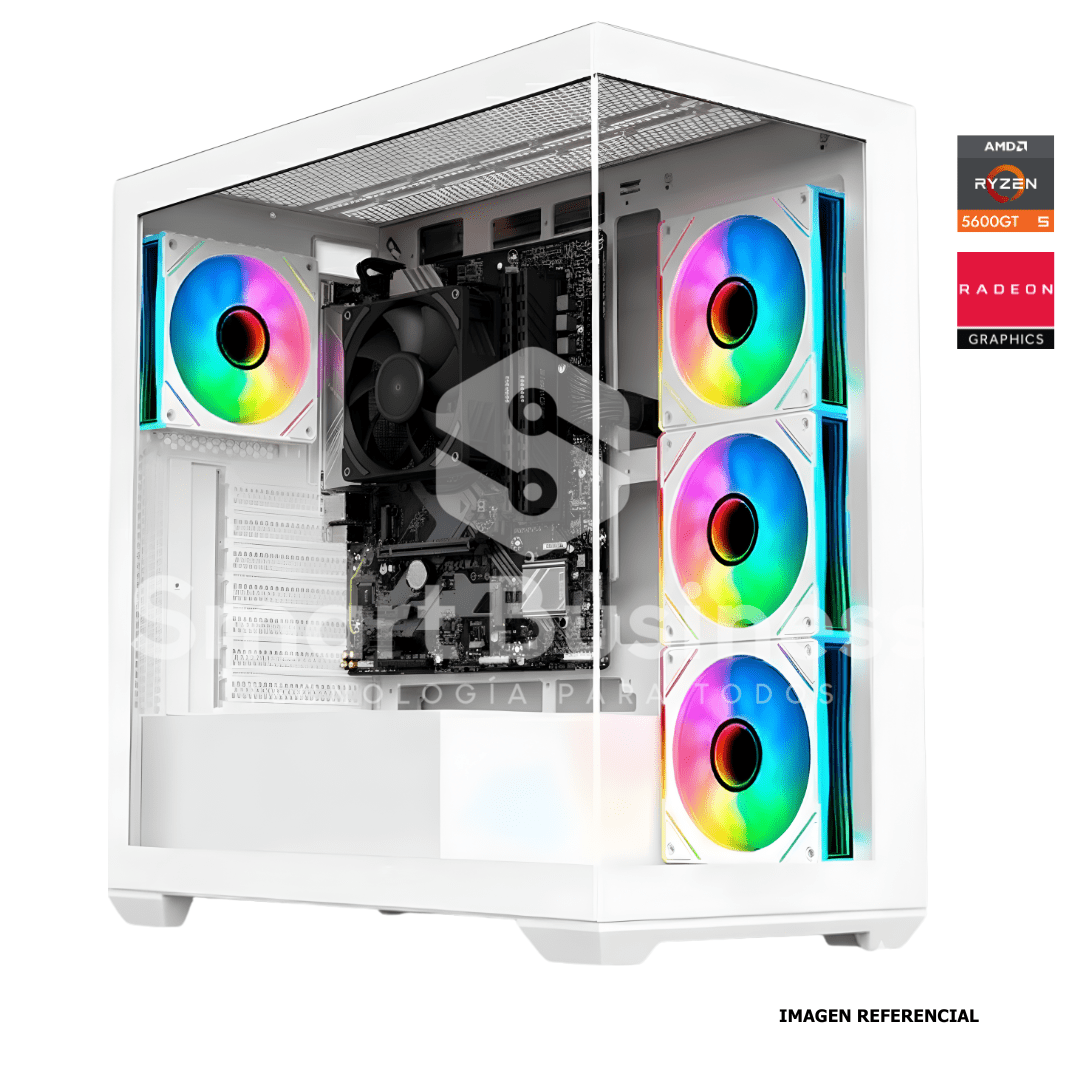 CPU Ryzen 5 5600GT · B550M K · 16GB (2×8GB) DDR4 3200 · SSD M2 512GB de Smart Business | first_variant_option_1 — Envío inmediato