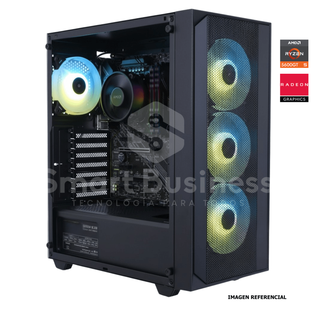 CPU Ryzen 5 5600GT · B550M K · 16GB (2×8GB) DDR4 3200 · SSD M2 512GB de Smart Business | first_variant_option_1 — Envío inmediato
