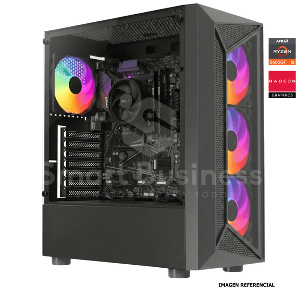 CPU Ryzen 5 5600GT · B550M K · 16GB (2×8GB) DDR4 3200 · SSD M2 512GB de Smart Business | first_variant_option_1 — Envío inmediato