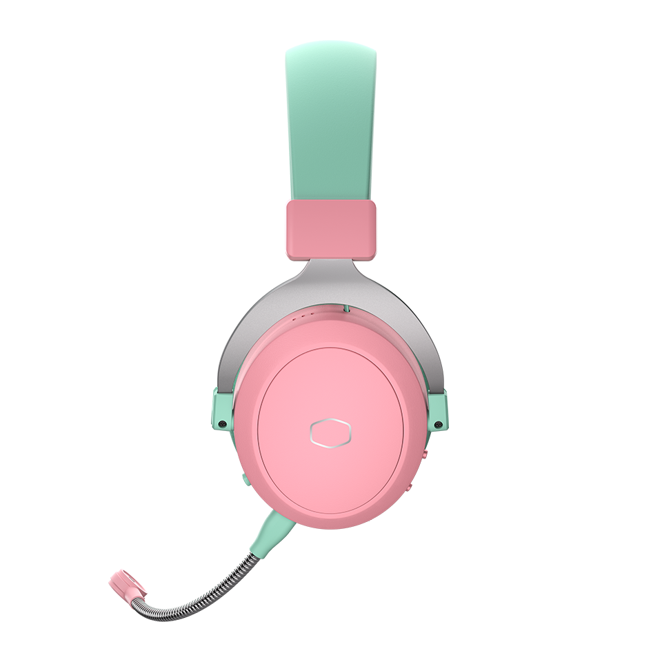 Cooler Master CH351-MC “Macaron Edition” – Auriculares gaming inalámbricos 3 en 1 (BT 5.4, 2.4 GHz, cable), 50 mm, micrófono desmontable, 30 h de batería