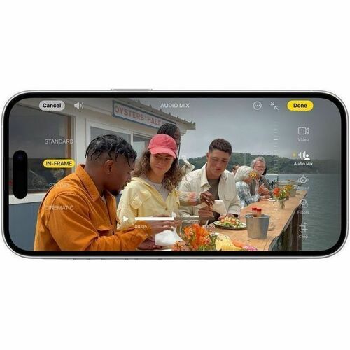 SMARTPHONE APPLE IPHONE 16 A3287 128GB 5G PANTALLA OLED 6 1 8GB RAM APPLE A18 48MP 12MP DUAL SIM BLANCO MYE93BE/A - SMART BUSINESS