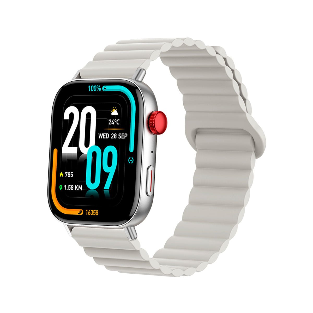 SMARTWATCH COLMI C8 MAX SILVER – RELOJ INTELIGENTE DEPORTIVO CON PANTALLA HD 1.9″, MONITOREO DE SALUD, RESISTENCIA AL AGUA Y CONECTIVIDAD BLUETOOTH C8MAX-S - SMART BUSINESS
