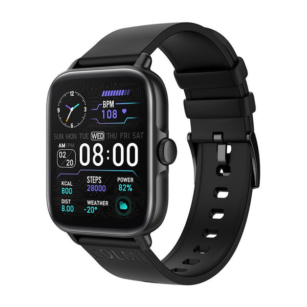 SMARTWATCH COLMI P28 PLUS BLACK – RELOJ INTELIGENTE DEPORTIVO CON MONITOR DE FRECUENCIA CARDÍACA, OXÍGENO EN SANGRE, SUEÑO Y NOTIFICACIONES BLUETOOTH P28PLUS-B - SMART BUSINESS