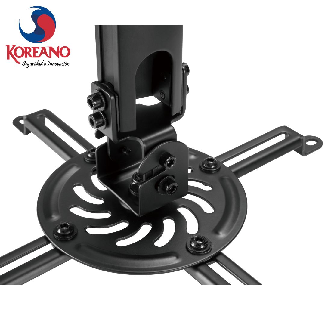 SOPORTE DE TECHO PARA PROYECTOR MULTIMEDIA RPK - BL | RACK AJUSTABLE 90CM EN COLOR NEGRO, RESISTENTE Y FÁCIL DE INSTALAR RPK-BL - SMART BUSINESS