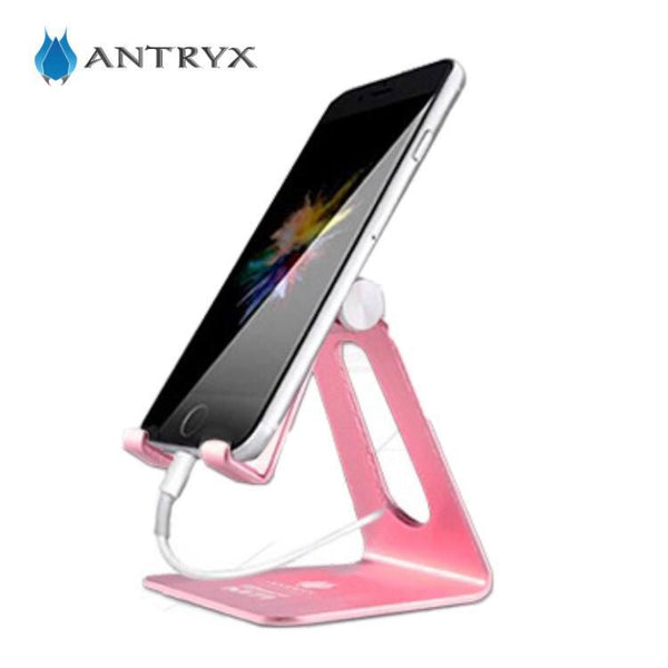 SOPORTE P/CELULAR & TABLET ANTRYX M71 ORO ROSA, ALUMINIO AMS-M71RG - SMART BUSINESS