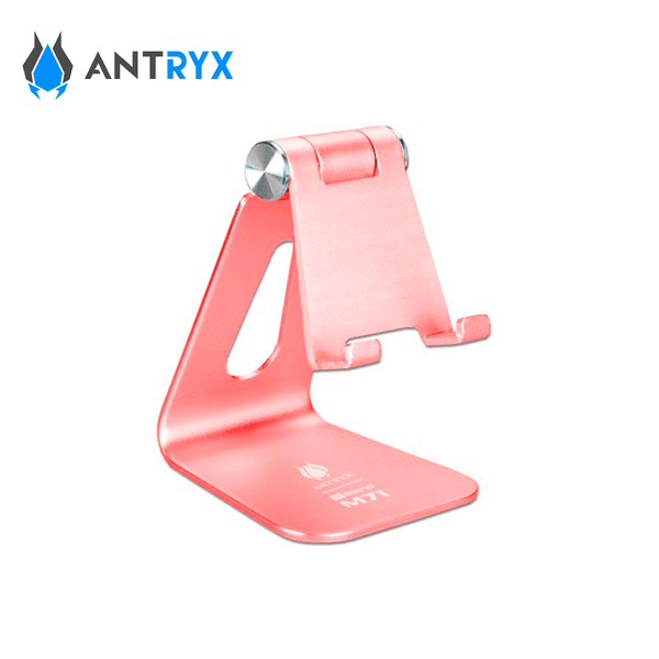 SOPORTE P/CELULAR & TABLET ANTRYX M71 ORO ROSA, ALUMINIO AMS-M71RG - SMART BUSINESS