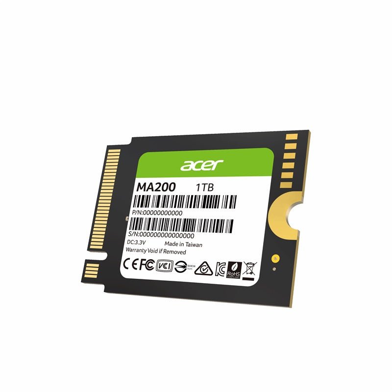 SSD ACER MA200 1TB M2 NVME 1.4 2230 5200MB/S BL.9BWWA.154 - SMART BUSINESS