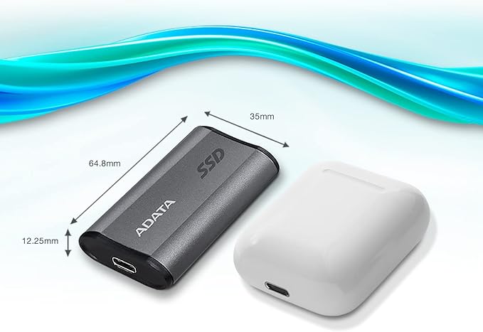 SSD EXTERNO ADATA SE880 4TB USB - C 3.2 GEN 2X2 GRIS – VELOCIDADES DE HASTA 2000 MB/S, COMPACTO Y LIGERO AELI-SE880-4TCGY - SMART BUSINESS