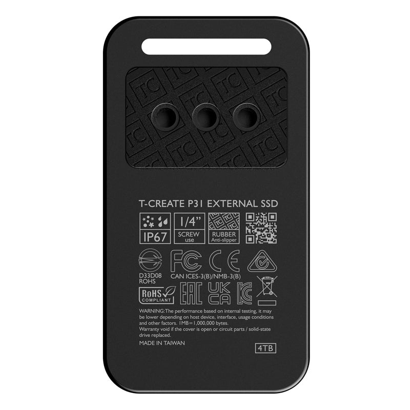SSD EXTERNO TEAMGROUP 4TB T - CREATE CINEMAPR P31 USB 3.2 TPSEFY004T0C302 - SMART BUSINESS