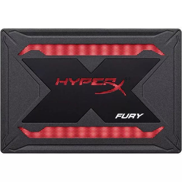 SSD Kingston HyperX Fury RGB 480GB SATA III 2.5" Lectura 550MB/s Escritura 480MB/s 3D TLC Controlador Marvell Alto Rendimiento y Estilo Gamer SHFR200/480G - SMART BUSINESS