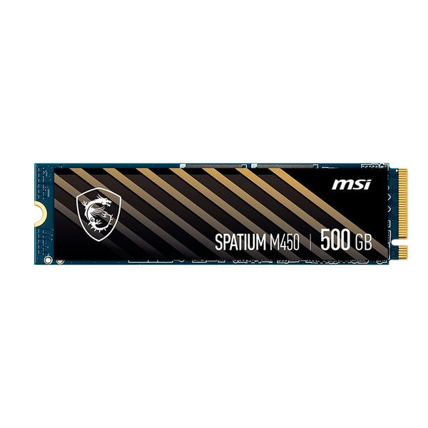 SSD MSI Spatium M450 500GB M.2 NVMe PCIe 4.0 – Alta Velocidad de Lectura/Escritura, Ideal para Gaming y Rendimiento en PC SPATIUM_M450_PCIE_4.0_NVME_M.2_500GB - SMART BUSINESS