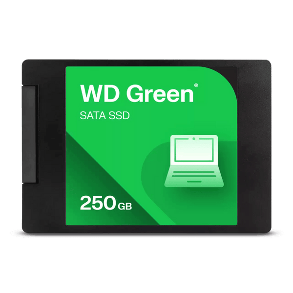 SSD WD Green 250 GB 2.5″ SATA III 6 Gb/s – 545 MB/s, Eficiencia Energética, Resistente a Golpes, Perfil Delgado 7 mm WDS250G5G0A - SMART BUSINESS