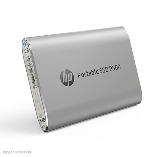 UNIDAD DE ESTADO SOLIDO EXTERNO (SSD) PORTATIL HP P500, 1TB, USB-C 3.2 GEN 1, COLOR PLATA - 1F5P7AA#ABC
