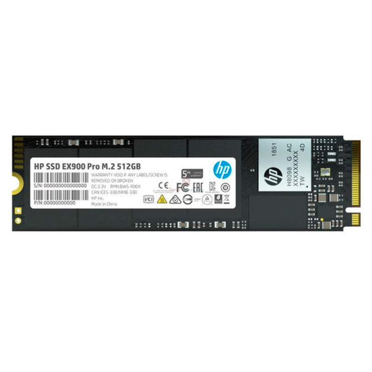 UNIDAD EN ESTADO SOLIDO HP EX900 PRO M.2 512MB, PCIE GEN3.0 X4 NVME 1.3 - 9XL76AA#ABM