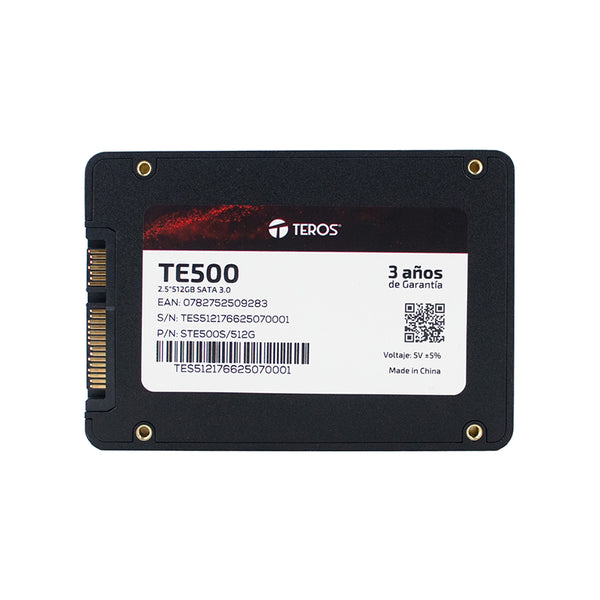 DISCO DE ESTADO SÓLIDO (SSD) TEROS TE500 2.5" SATA 3.0 (6GB/S) 512GB