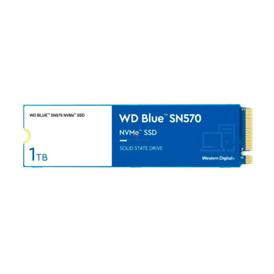 UNIDAD DE ESTADO SOLIDO WESTERN DIGITAL BLUE SN570, 1TB M.2 2280, PCIE GEN 3.0 X4 NVME - WDS100T3B0C