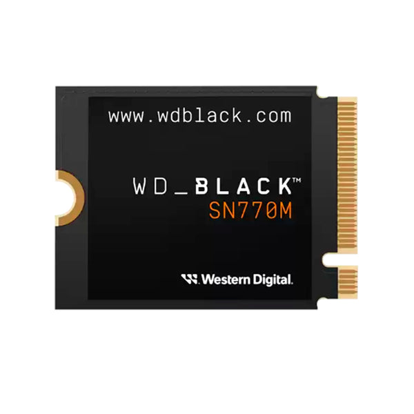 UNIDAD DE ALMACENAMIENTO SSD M.2 PCIE WESTERN DIGITAL 1TB NVME BLACK SN770M | 2230 (WDS100T3X0G) 5150MB/S