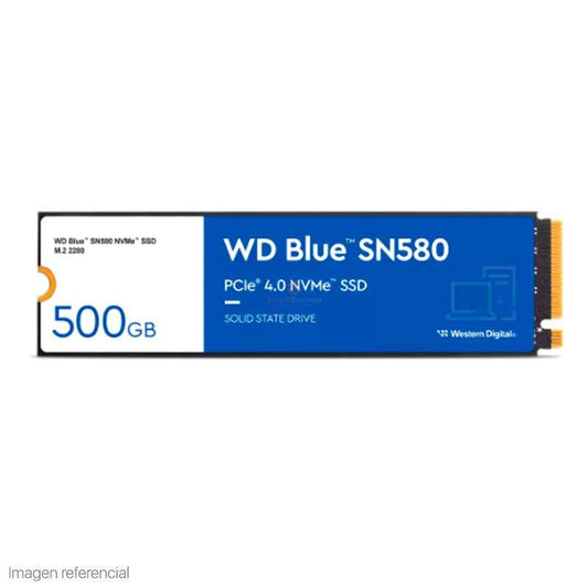 SSD WESTERN DIGITAL BLUE SN580, 500GB M.2 PCIE 4.0 NVME - WDS500G3B0E