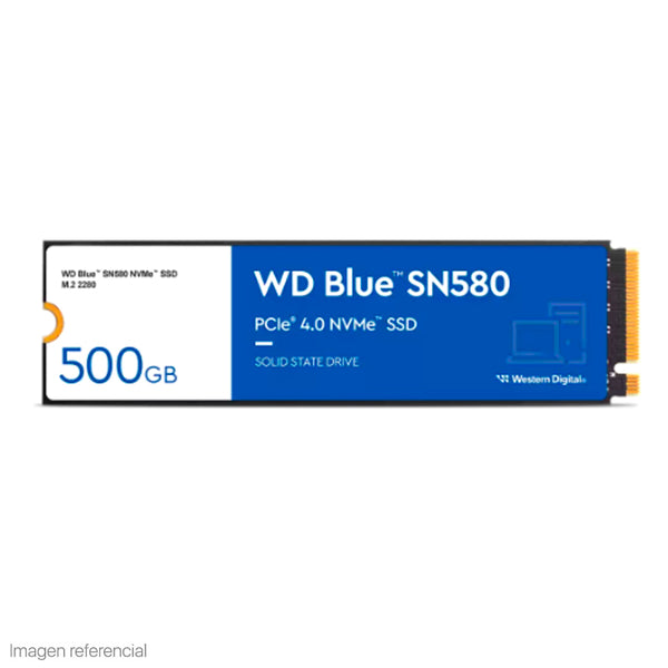WD BLUE SN580 - SSD - 500 GB - INTERNO - M.2 2280 - PCIE 4.0 X4 (NVME)