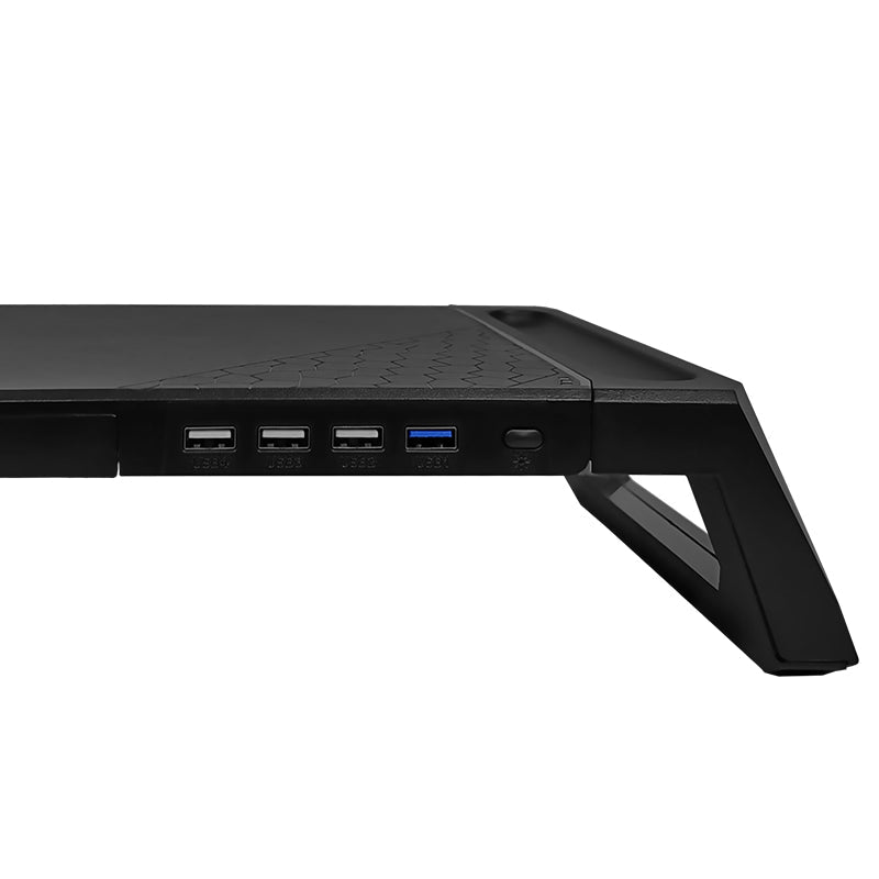 STAND PARA MONITOR TEROS RGB MULTIPROPOSITO, 4 PUERTOS USB TE7131 - SMART BUSINESS