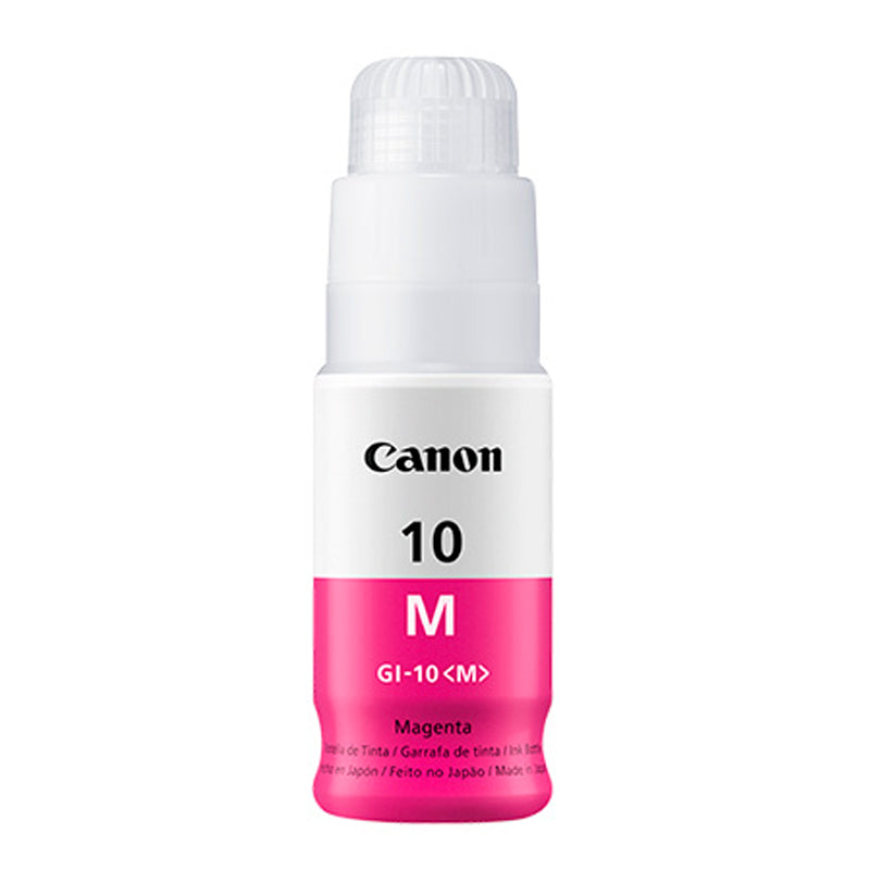 CANON 3392C001AB – BOTELLA DE TINTA GI-10 MAGENTA • COMPATIBLE CON IMPRESORAS CANON PIXMA G-SERIES