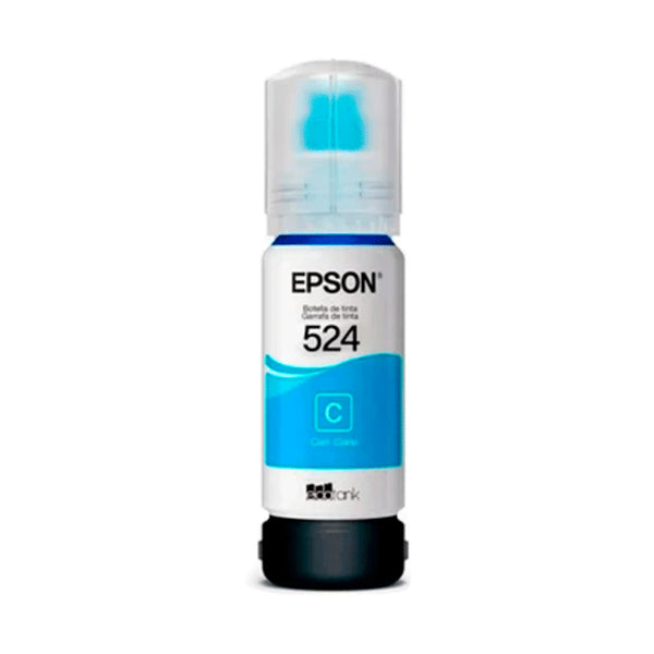 TANQUE DE TINTA EPSON T524 CIAN, 6000 PÁGINAS