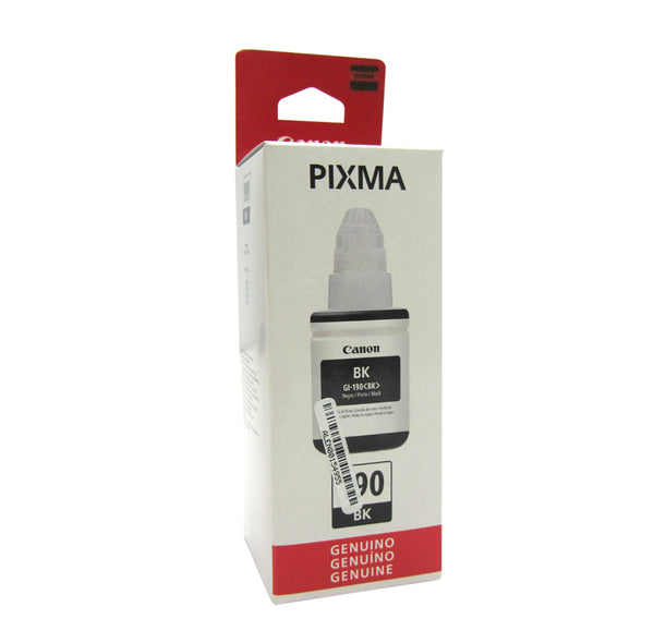 CANON GI-190BK 0667C001AC – CARTUCHO DE TINTA NEGRO SERIE G ORIGINAL ALTA CAPACIDAD COMPATIBLE CON IMPRESORAS CANON