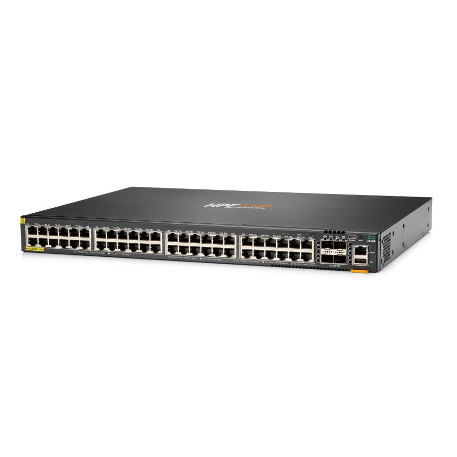 SWITCH ARUBA GIGABIT ETHERNET 6300M, 24 PUERTOS 10/100/1000MBPS, 4 PUERTOS SFP+, 600W, 208 GBIT/S, ADMINISTRABLE, 16.000 ENTRADAS