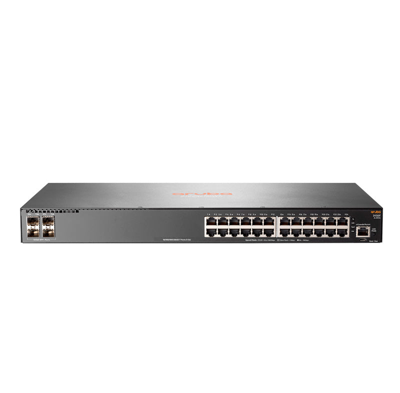 Switch Aruba Gigabit Ethernet 2930F, 24 Puertos 10/100/1000Mbps + 4 Puertos SFP+, 128 Gbit/s, 32.768 Entradas - Administrable - SMART BUSINESS