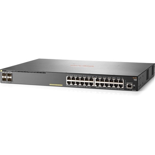 Switch Aruba Gigabit Ethernet 2930F, 24 Puertos PoE+ 10/100/1000Mbps + 4 Puertos SFP+, 128 Gbit/s, 32.768 Entradas - Administrable - SMART BUSINESS