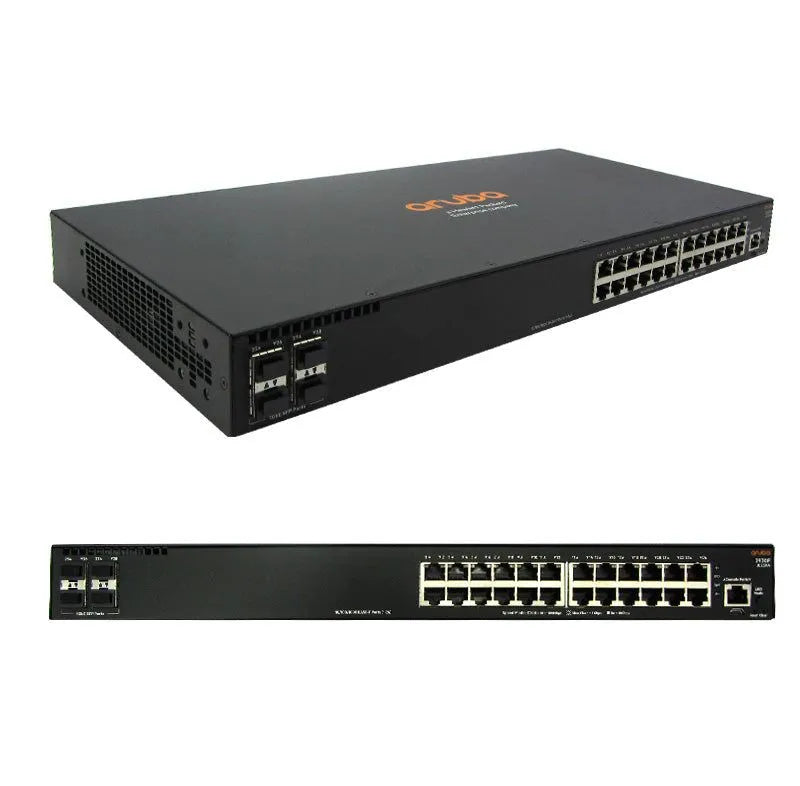SWITCH ARUBA GIGABIT ETHERNET 2930F 24G 4SFP, 24 PUERTOS 10/100/1000MBPS + 4 PUERTOS SFP, 56 GBIT/S, 32.768 ENTRADAS - ADMINISTRABLE - SMART BUSINESS