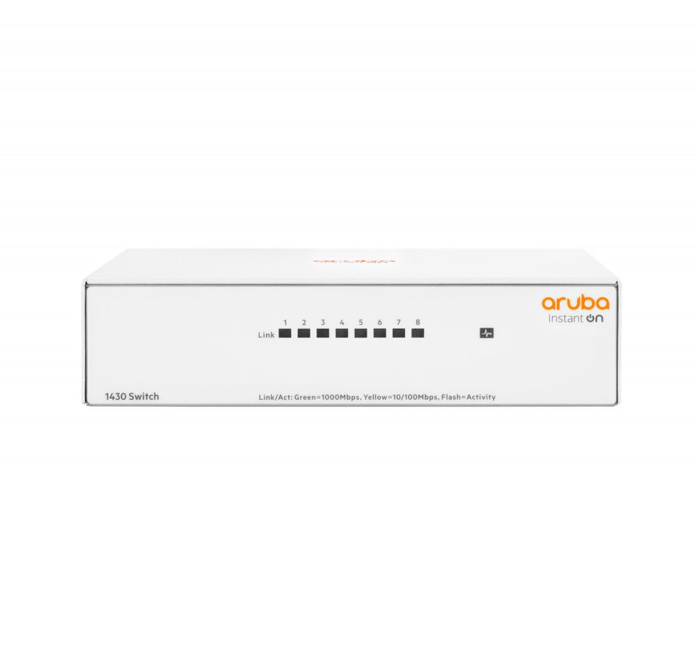 SWITCH ARUBA GIGABIT ETHERNET INSTANT ON 1430 24G, 24 PUERTOS 10/100/1000MBPS, 48 GBIT/S, 16.384 ENTRADAS - NO ADMINISTRABLE R8R45A - SMART BUSINESS