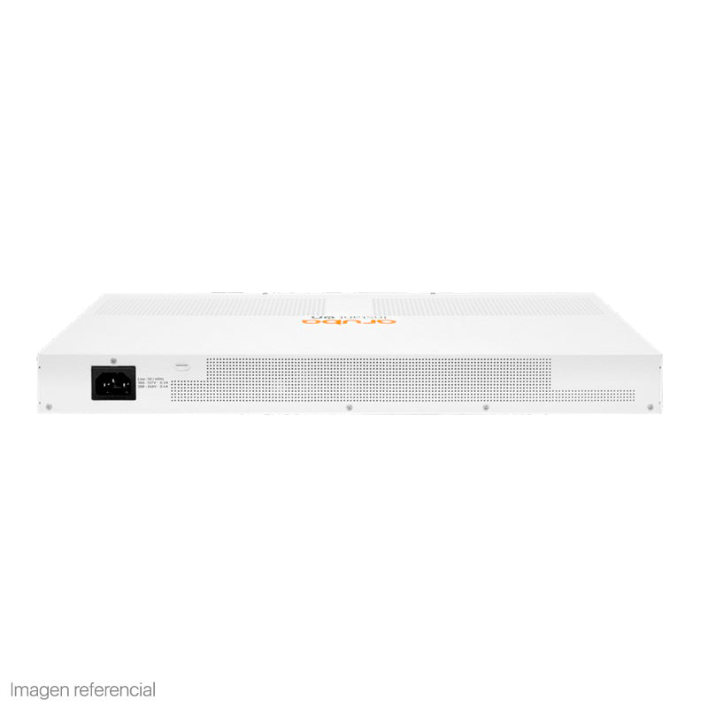 SWITCH ARUBA GIGABIT ETHERNET INSTANT ON 1930, 24 PUERTOS 10/100/1000MBPS + 4 PUERTOS SFP, 128GBIT/S, 16.000 ENTRADAS - ADMINISTRABLE - SMART BUSINESS