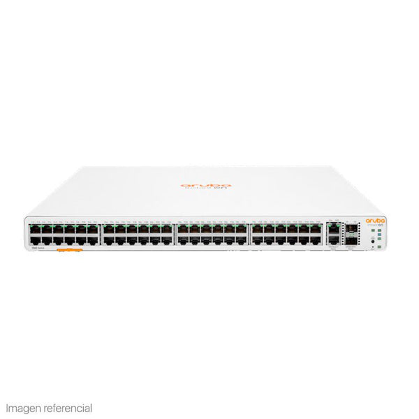 Switch Aruba Gigabit Ethernet Instant On 1960, 48 Puertos 10/100/1000Mbps + 2 Puertos SFP+, 2 Puertos 10GBASE - T, 16.000 Entradas - Administrable JL808A - SMART BUSINESS