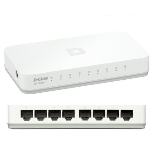 SWITCH D-LINK 8 PUERTOS 10/100 MBPS ( DES-1008A ) - SMART BUSINESS
