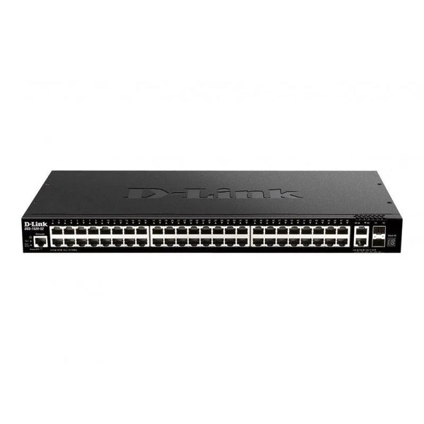 Switch D-Link Dgs-1520-52, Capa L3, 48 Rj-45 Gbe, 2 X 10G, 2 X 10G Sfp+ - SMART BUSINESS