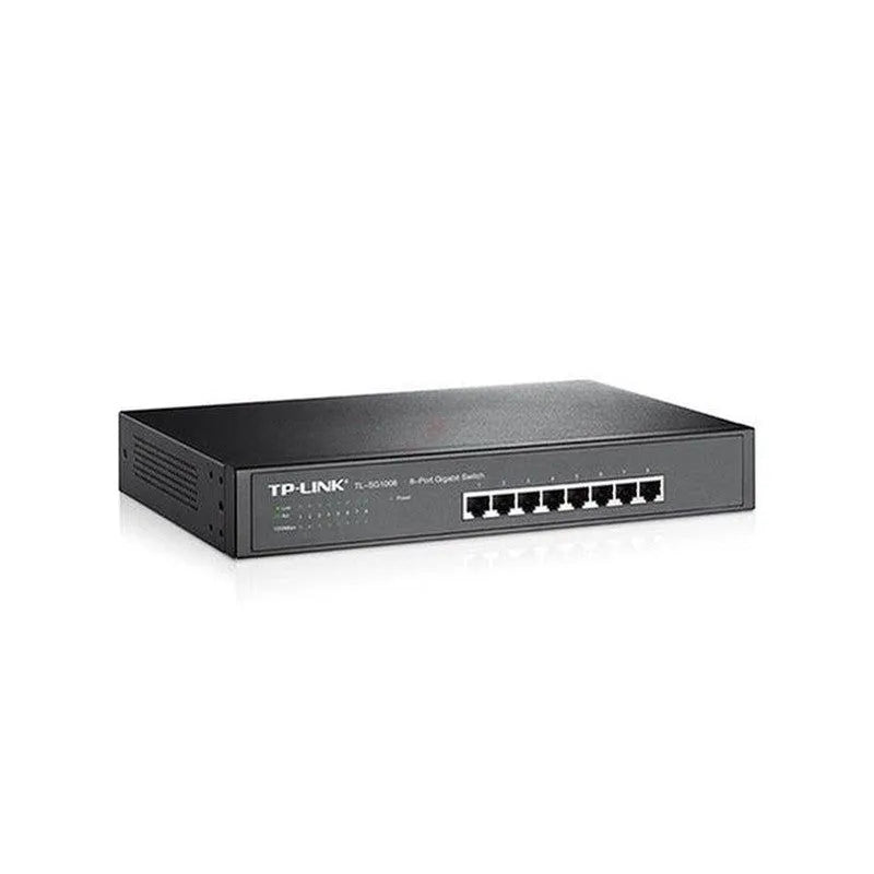 SWITCH TP-LINK TL-SG1008, 8 PUERTOS RJ-45 GBE (10/100/1000MBPS). - SMART BUSINESS