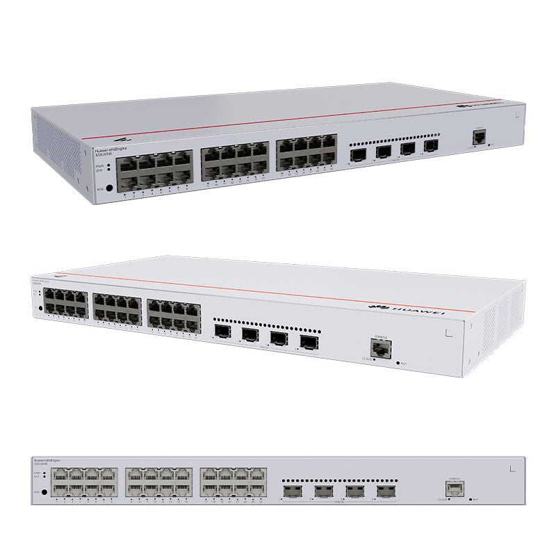 SWITCHES & HUBS HUAWEI SWITCH EKITENGINE S220 - 24T4X, 24PT X 10/100/1000BASE - T, 4PT X 10GE SFP+ S220-24T4X - SMART BUSINESS