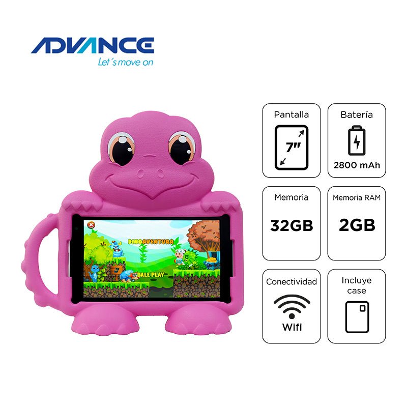 TABLET ADVANCE INTRO TR6959, 7" IPS 1024X600, ANDROID 12 GO EDITION , 32GB, 2GB RAM, WI - FI TR6959 - SMART BUSINESS
