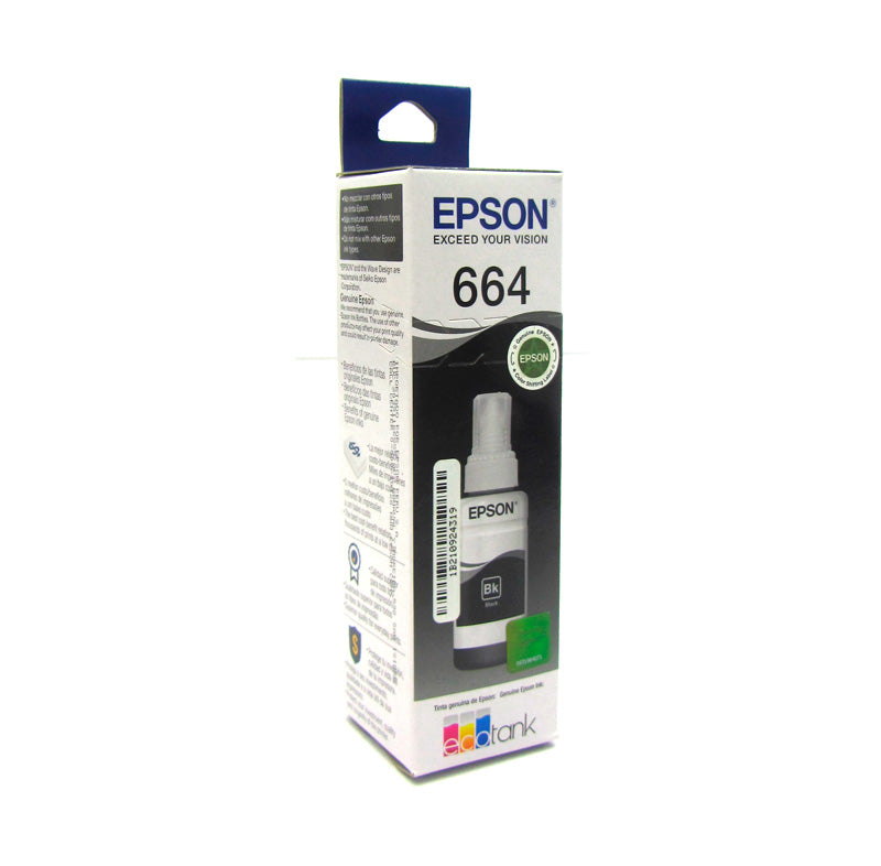 TANQUE DE TINTA (ECOTANK) EPSON 664 NEGRO 70ML - SMART BUSINESS