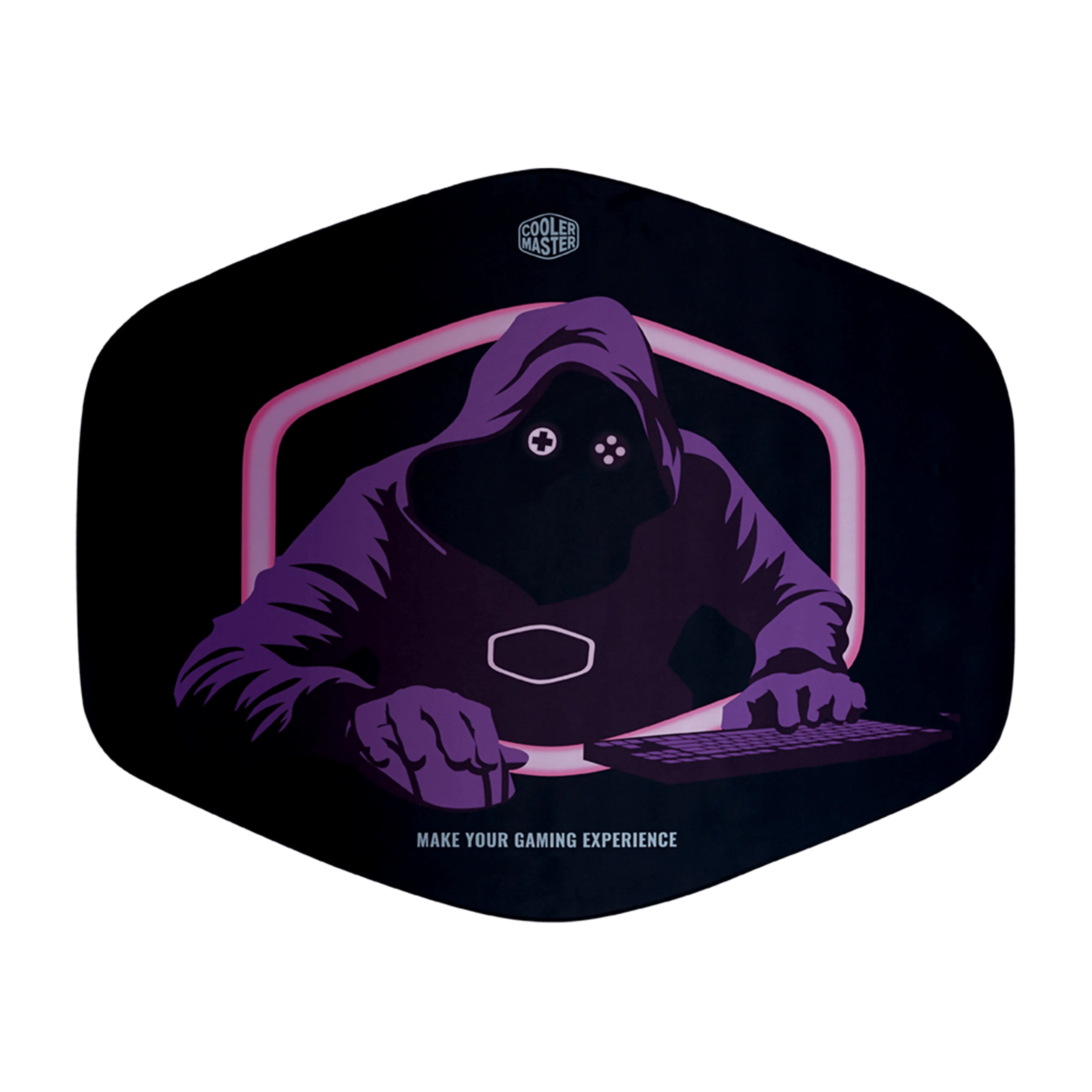 Tapete Gamer Cooler Master Fm510 Halo, 14 X 11Cm, Grosor 3Mm, Negro/Rosa - SMART BUSINESS