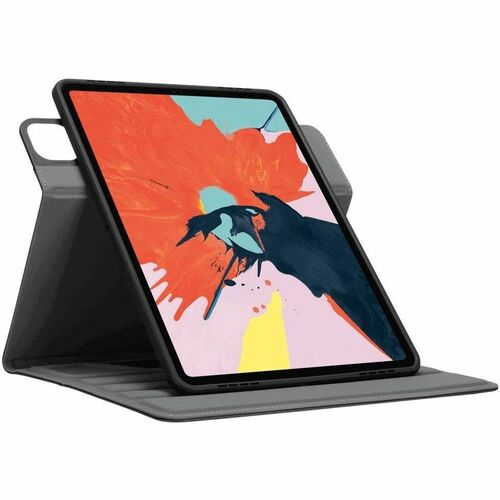 TARGUS VERSAVU CLASSIC THZ981GL – ESTUCHE FOLIO PARA IPAD PRO 12.9"/13" (3ª A 6ª GEN) • NEGRO • RESISTENTE A CAÍDAS, GOLPES Y ANTIDESLIZANTE CON CORREA DE MANO THZ981GL - SMART BUSINESS
