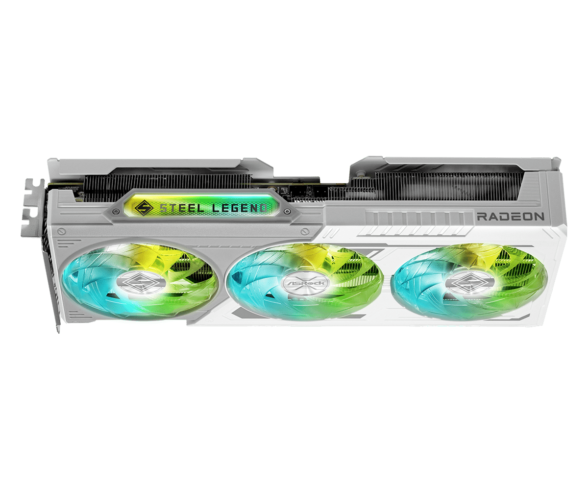 TARJETA DE VIDEO ASROCK RADEON RX 9060 XT STEEL LEGEND 8 GB OC RX9060XT SL 8GO - SMART BUSINESS