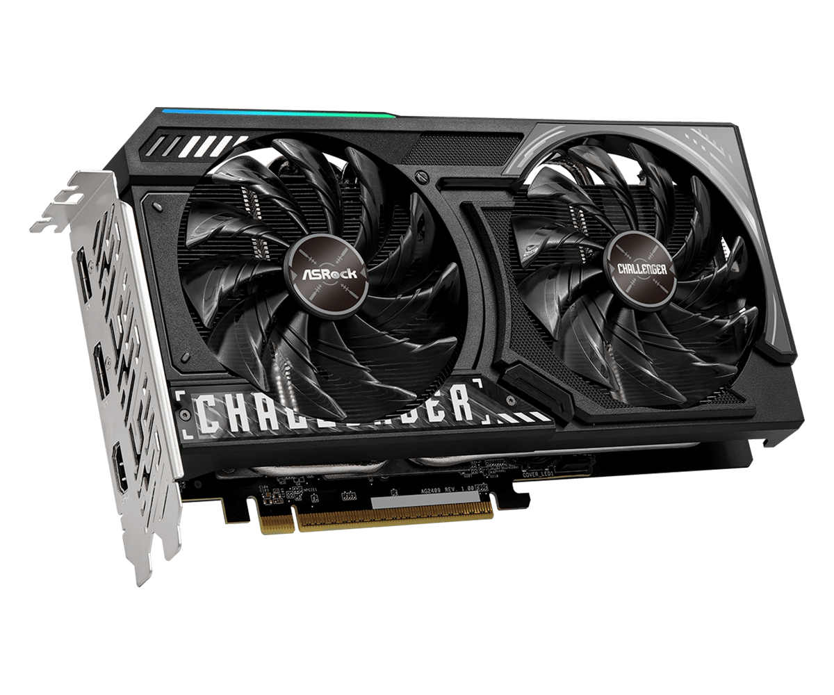 TARJETA DE VIDEO ASROCK VGA 8G AR RX9060XT CHALL GDDR6 RX9060XT CL 8GO - SMART BUSINESS