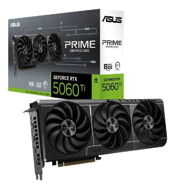 TARJETA DE VIDEO ASUS NVIDIA GEFORCE RTX 5060 TI PRIME OC EDITION, 8GB 128 - BIT GDDR7, PCI EXPRESS 5.0 PRIME-RTX5060TI-O8G - SMART BUSINESS