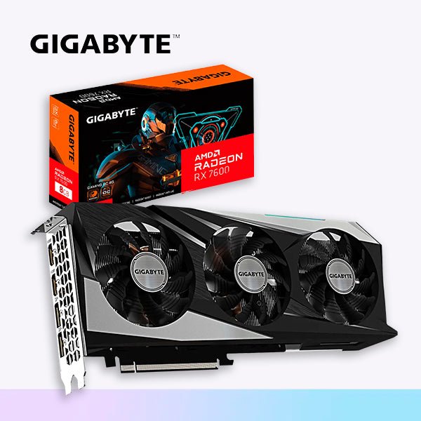 TARJETA DE VIDEO GIGABYTE AMD RADEON RX 7600 GAMING OC 8G, 8GB 256 - BIT GDDR6, PCI EXPRESS 4.0 ― ¡COMPRA Y RECIBE DE REGALO AVATAR FRONTIERS OF PANDORA! GV-R76GAMING OC-8GD - SMART BUSINESS
