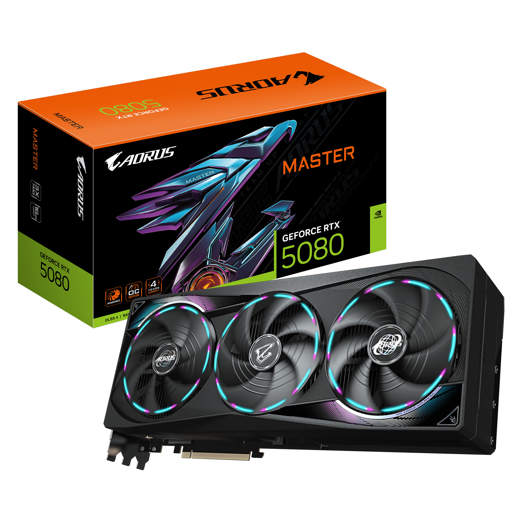 TARJETA DE VIDEO GIGABYTE AORUS GEFORCE RTX 5080 XTREME 16GB GDDR7 PCIE 5.0 RGB AVANZADO GV-N5080AORUS M-16GD - SMART BUSINESS