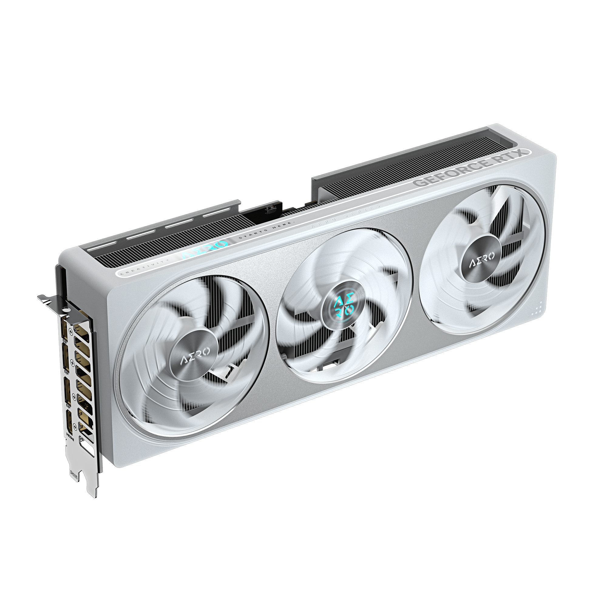 TARJETA DE VIDEO GIGABYTE GEFORCE RTX 5070 AERO OC 12G, 12 GB GDDR7, PCIE GEN 5.0 GV-N5070AERO OC-12GD - SMART BUSINESS