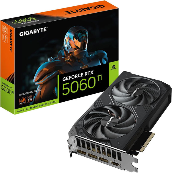 TARJETA DE VIDEO GIGABYTE VGA 8G GB RTX5060TI WF2 OC GV-N506TWF2OC-8GD - SMART BUSINESS