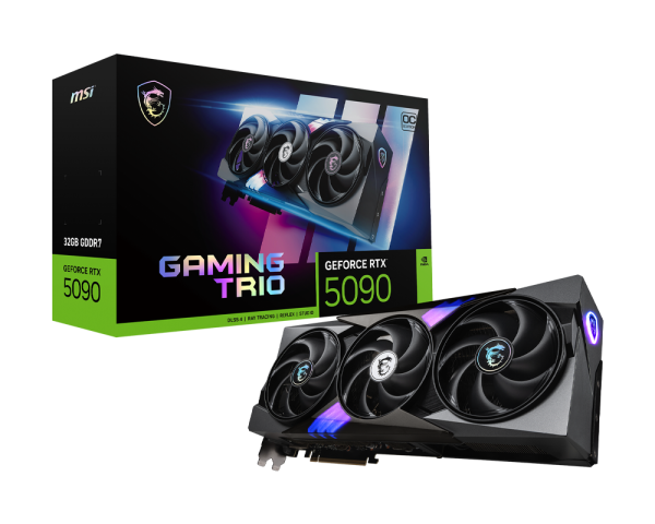 Tarjeta de video MSI GeForce RTX 5090 32G GAMING TRIO OC, 32GB GDDR7, PCIe Gen 5.0 - SMART BUSINESS